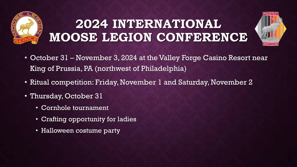 2024 international moose legion conference