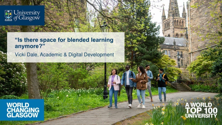 is there space for blended learning anymore vicki