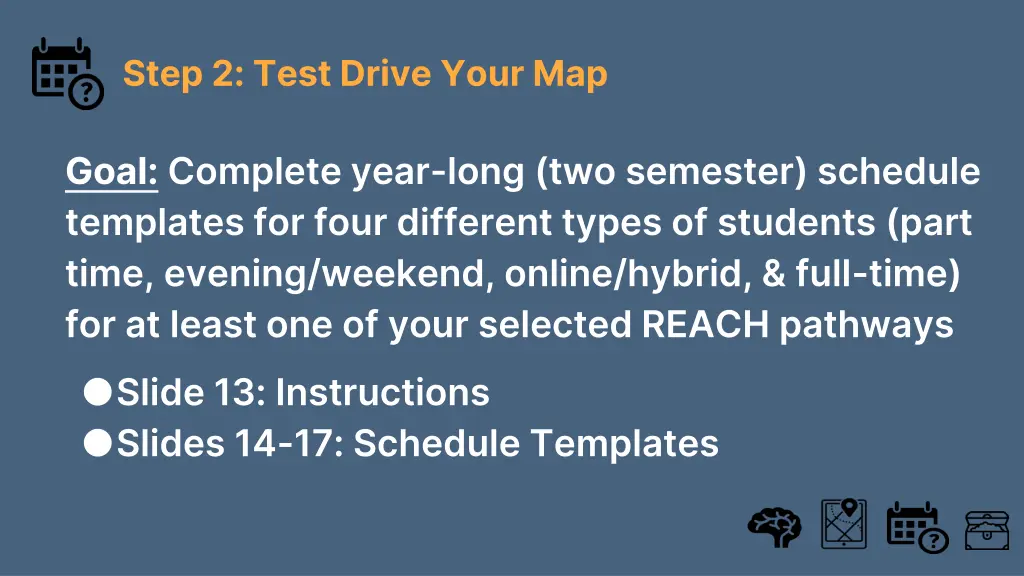 step 2 test drive your map