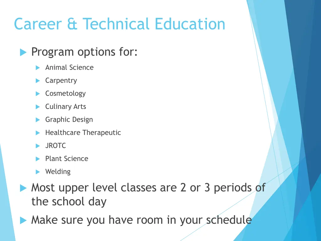 career technical education