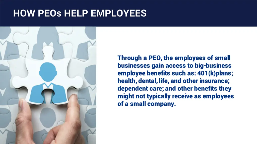 how peos help employees