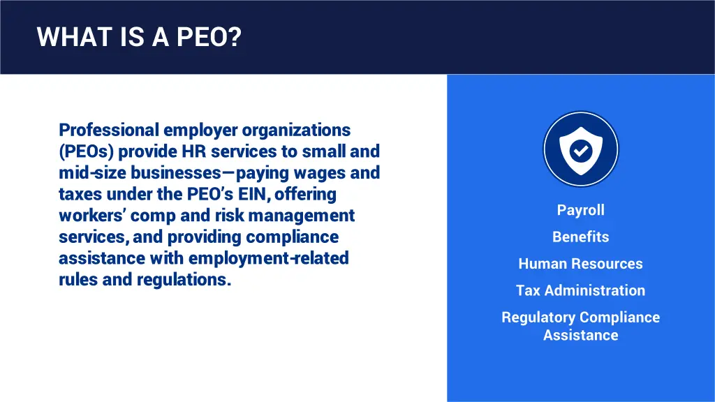 what is a peo