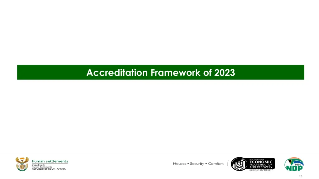 accreditation framework of 2023