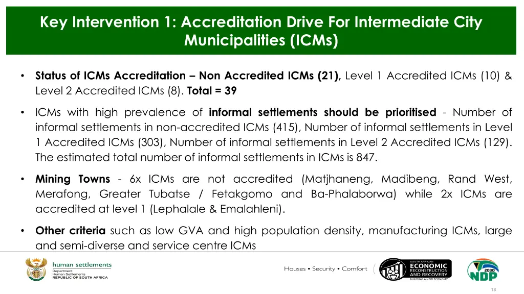 key intervention 1 accreditation drive