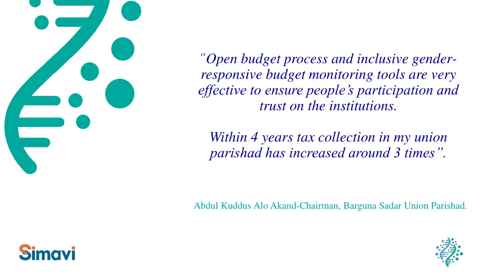 open budget process and inclusive gender