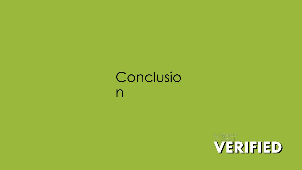 conclusio n