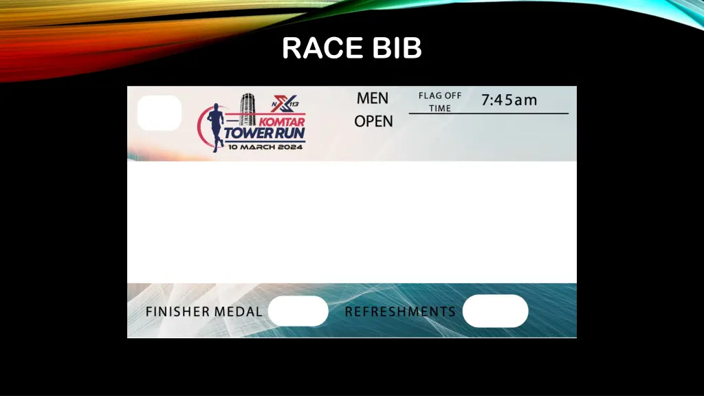 race bib