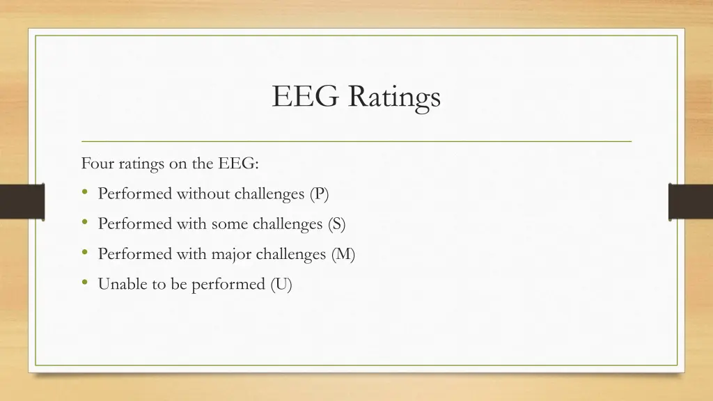 eeg ratings