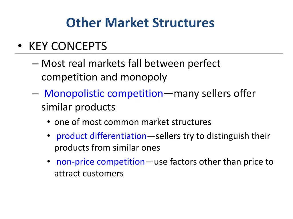 other market structures