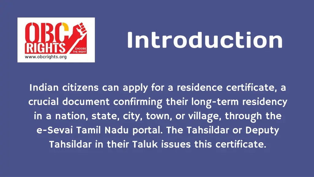 indian citizens can apply for a residence