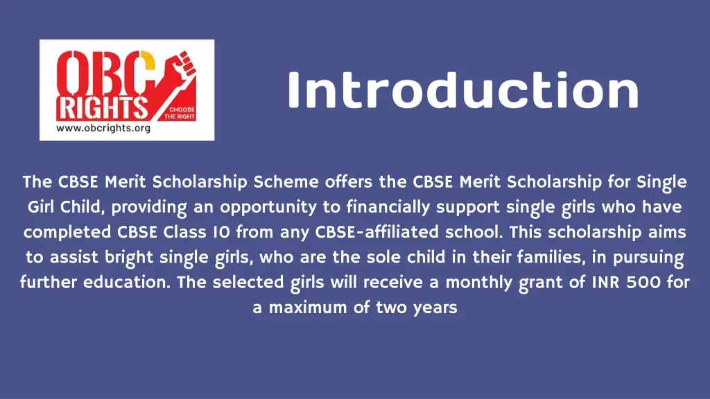 the cbse merit scholarship scheme offers the cbse