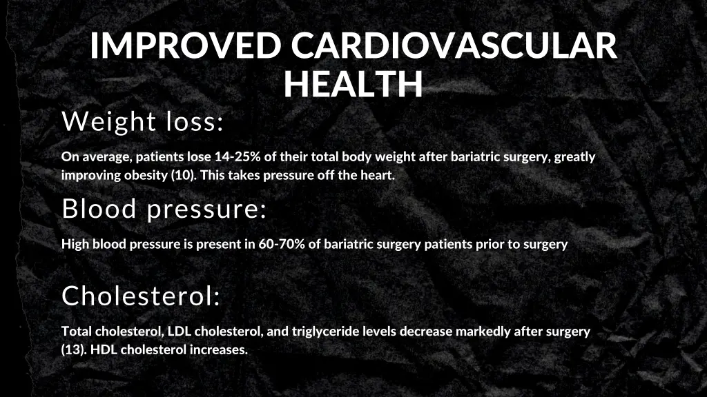 improved cardiovascular health