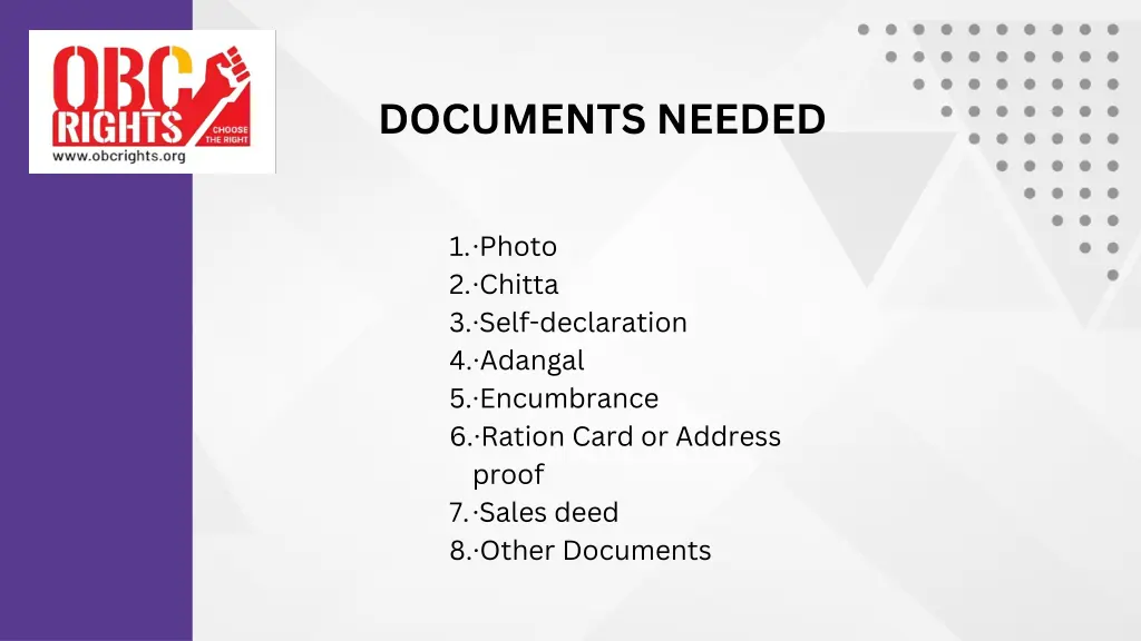 documents needed