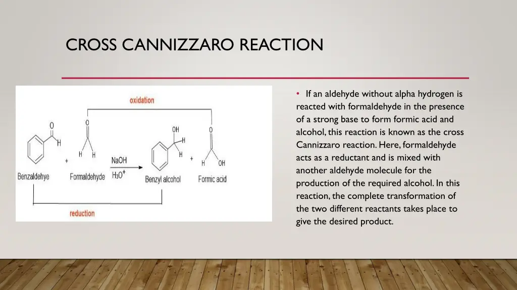 cross cannizzaro reaction