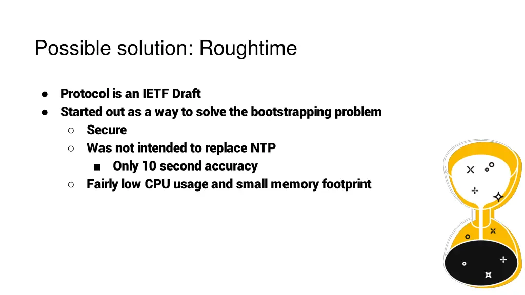 possible solution roughtime