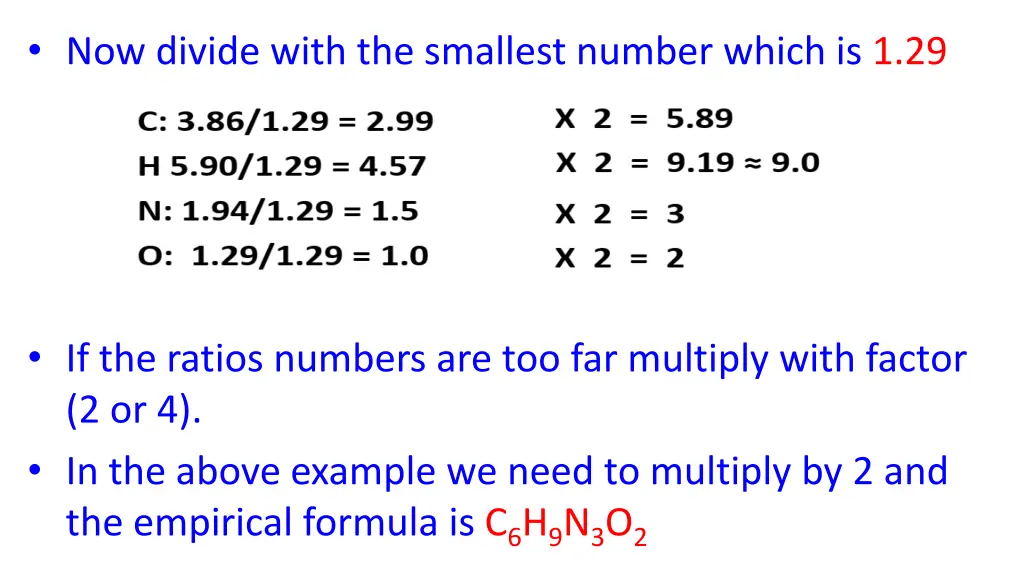 now divide with the smallest number which is 1 29