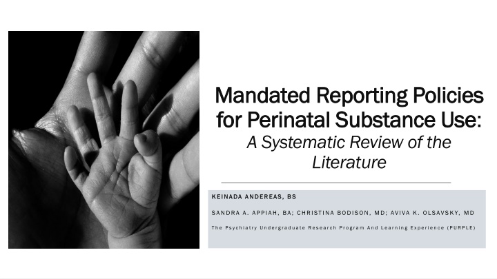 mandated reporting policies mandated reporting