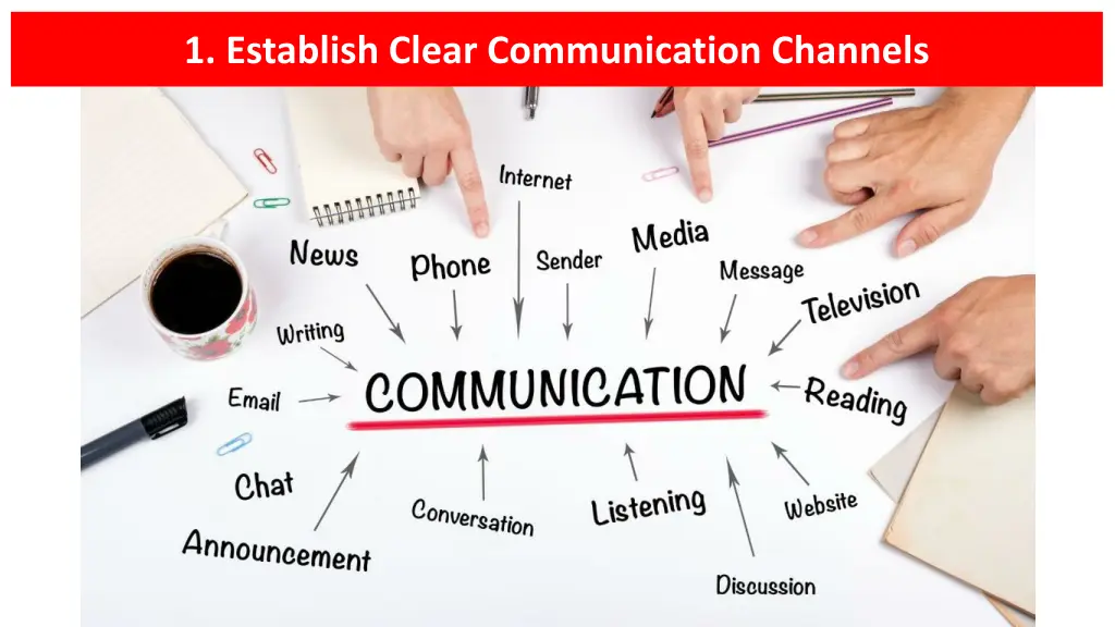 1 establish clear communication channels