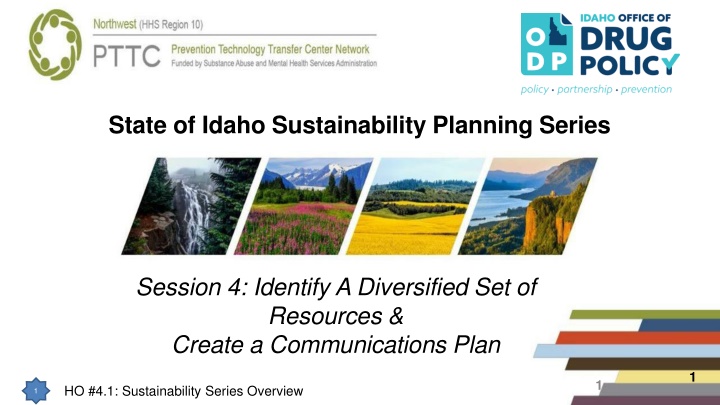 state of idaho sustainability planning series