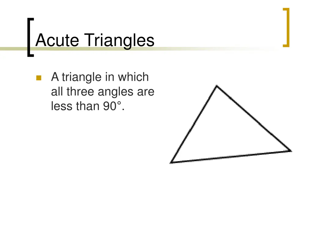 acute triangles