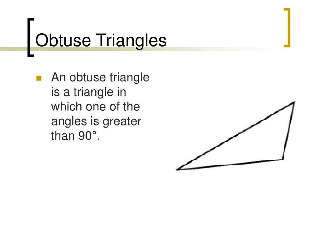 obtuse triangles