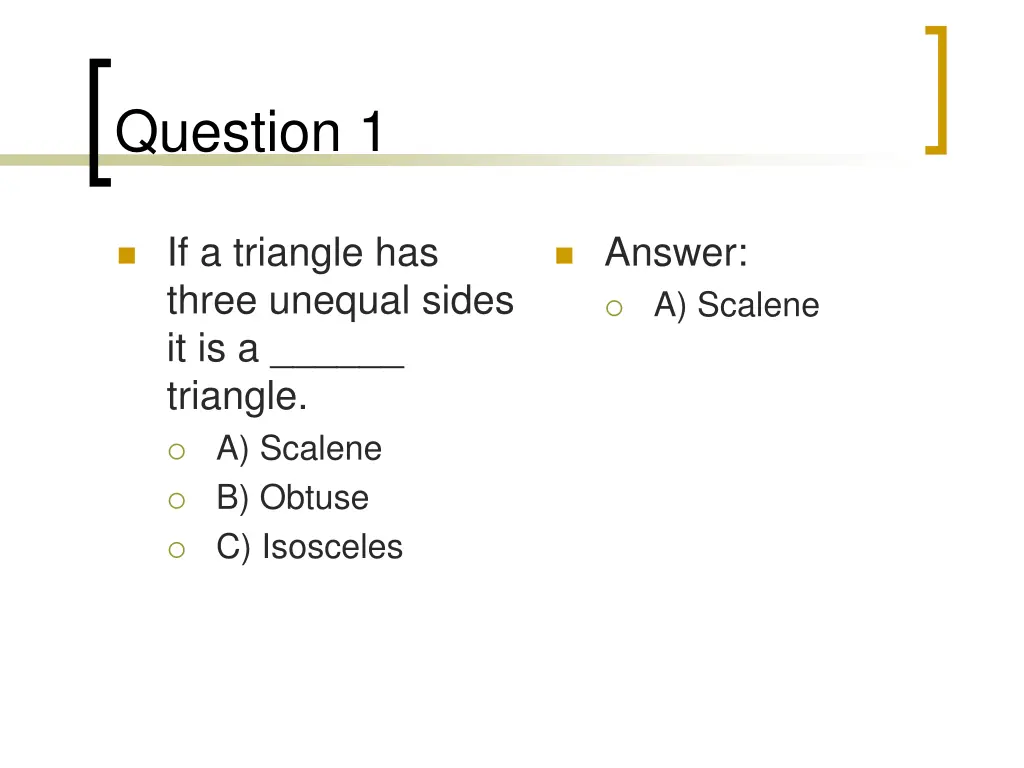 question 1