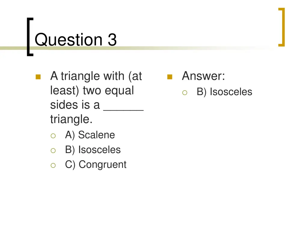 question 3