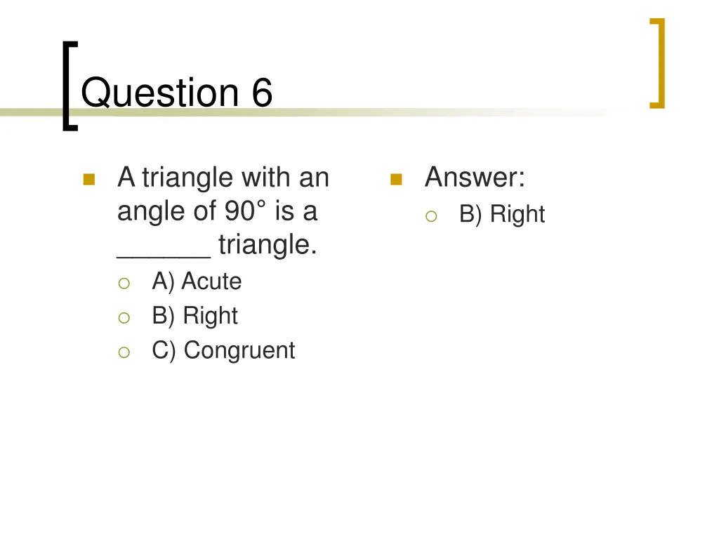 question 6