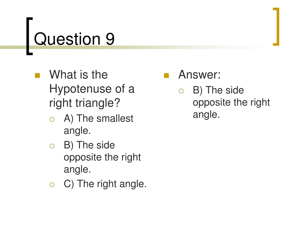 question 9