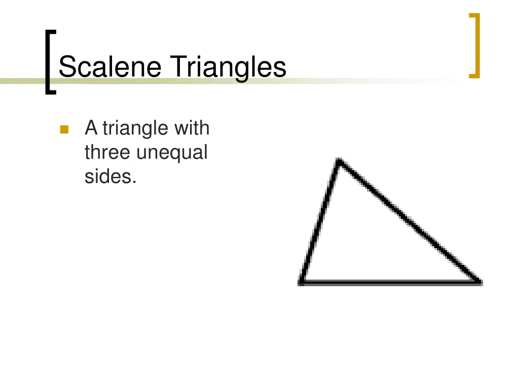 scalene triangles