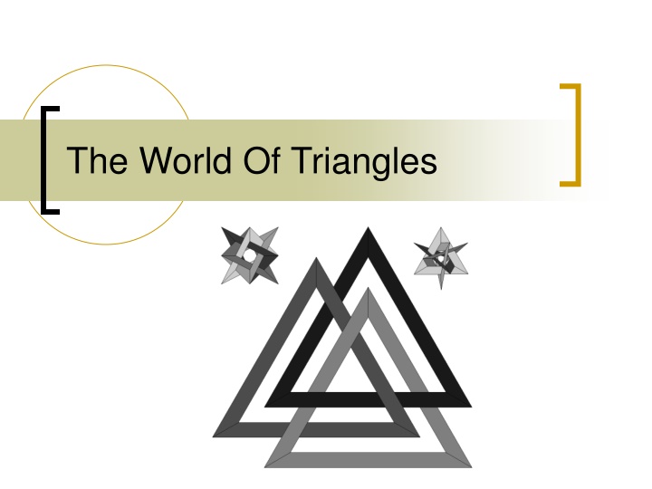 the world of triangles