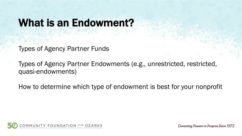 what is an endowment what is an endowment