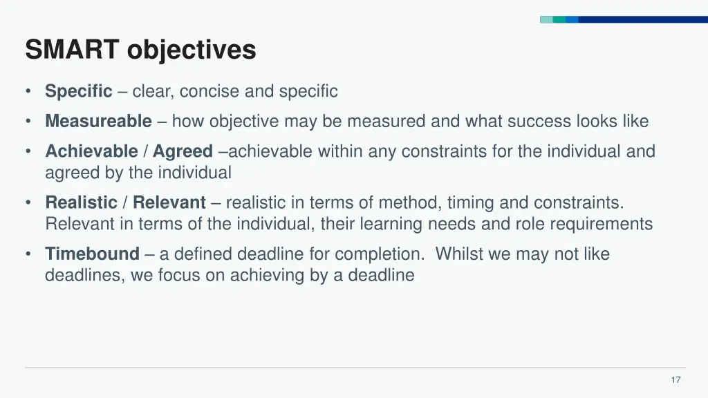 smart objectives