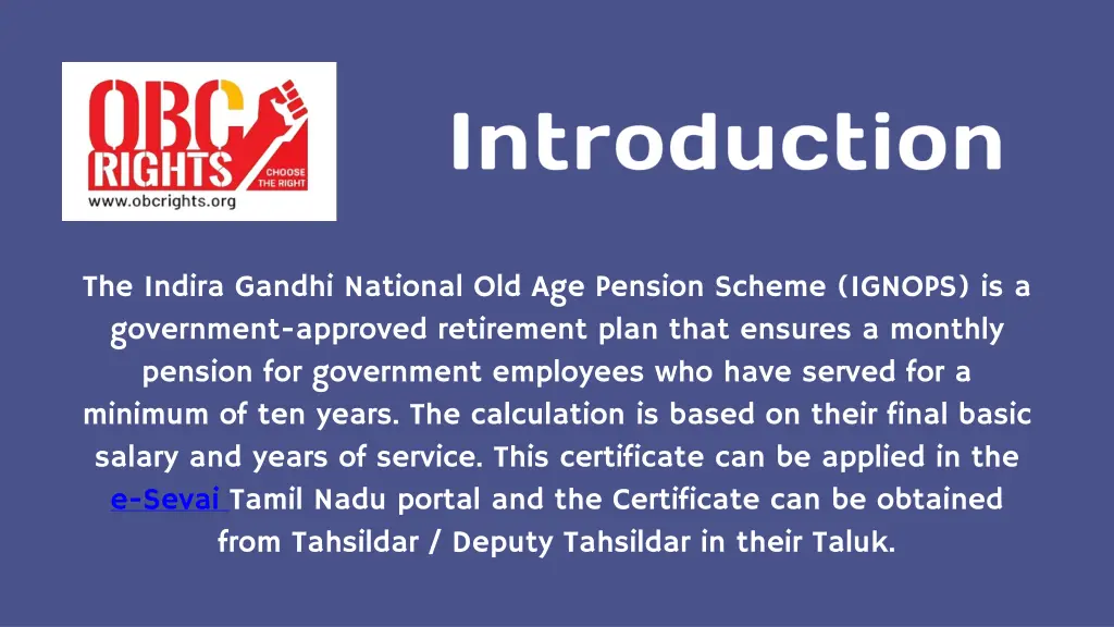 the indira gandhi national old age pension scheme