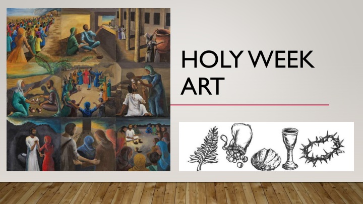 holy week art