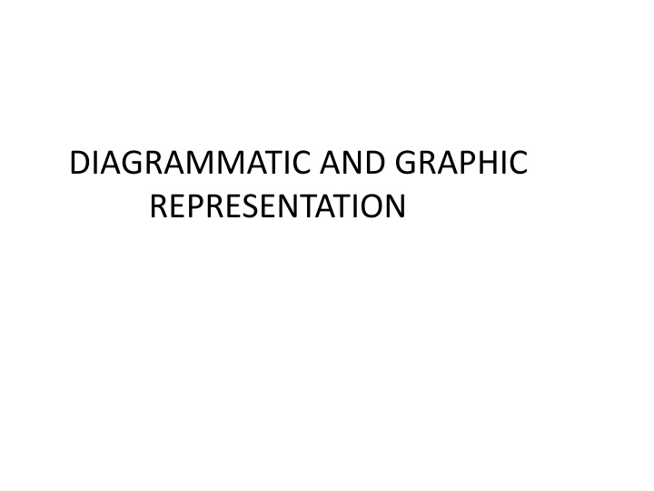 diagrammatic and graphic representation