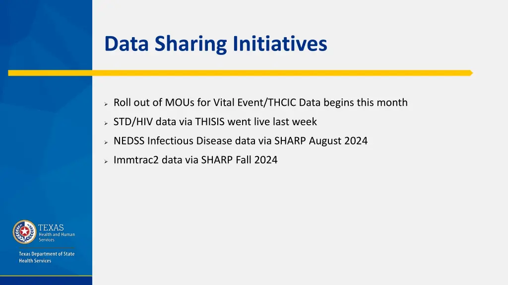 data sharing initiatives