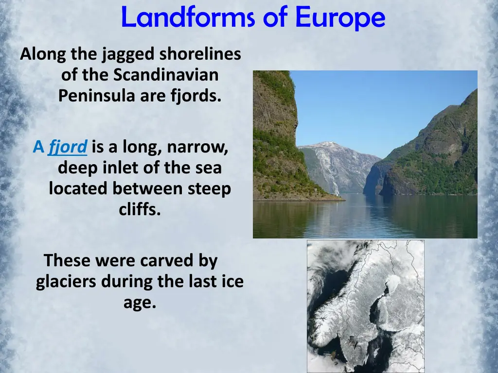 landforms of europe 1