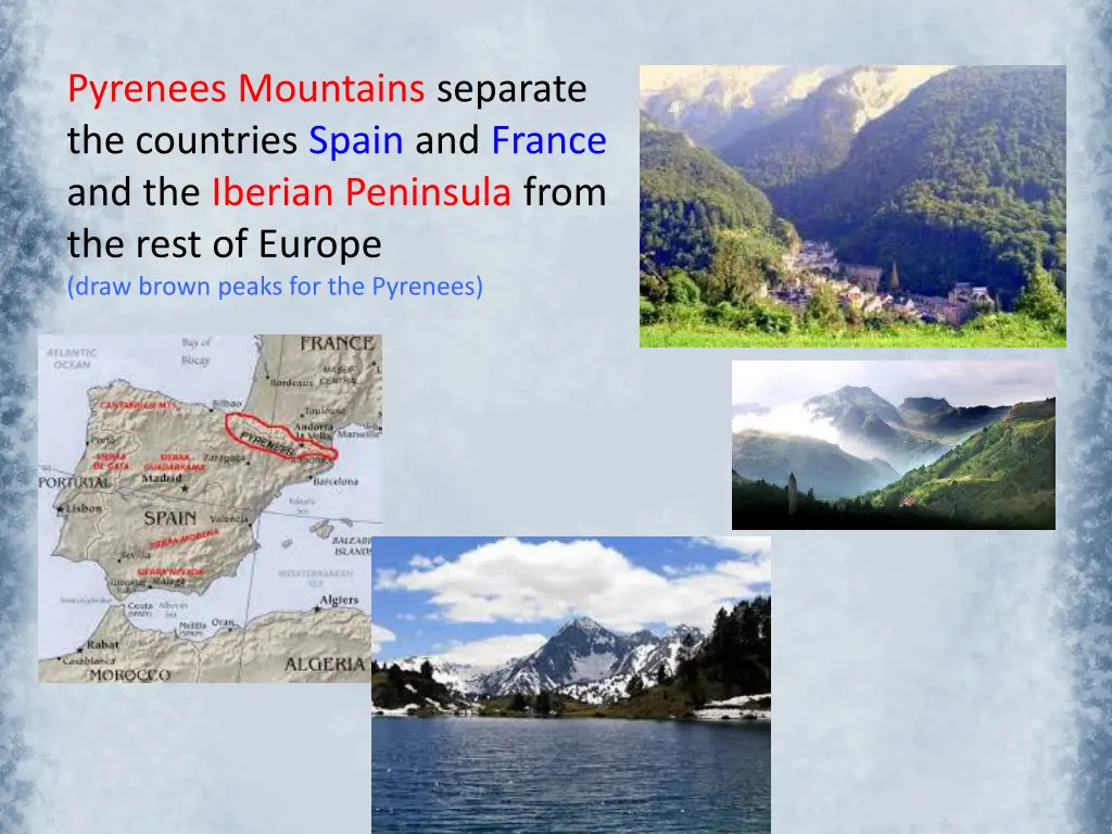 pyrenees mountains separate the countries spain