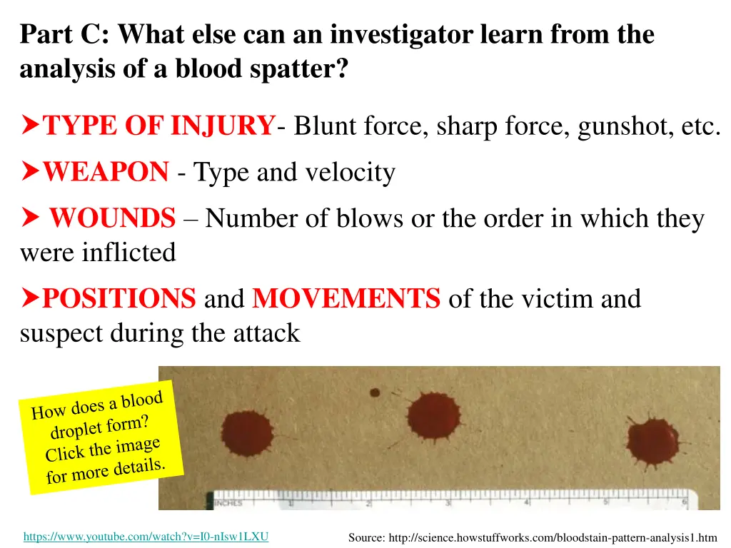 part c what else can an investigator learn from