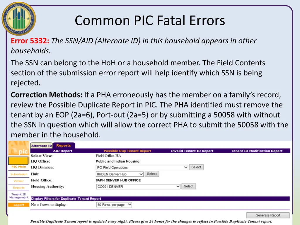 common pic fatal errors 5