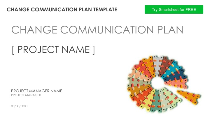 change communication plan template