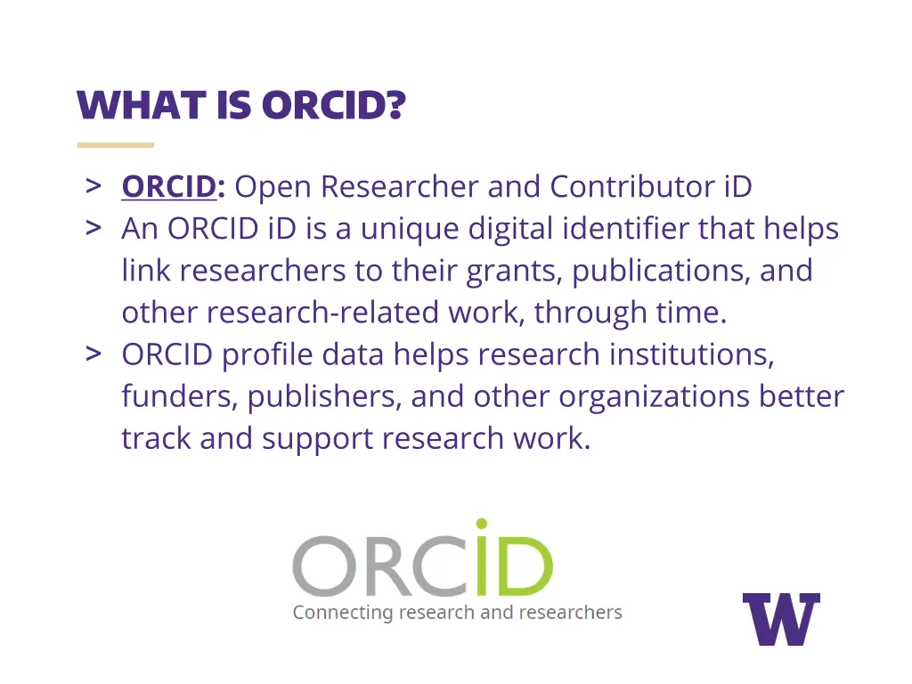 what is orcid