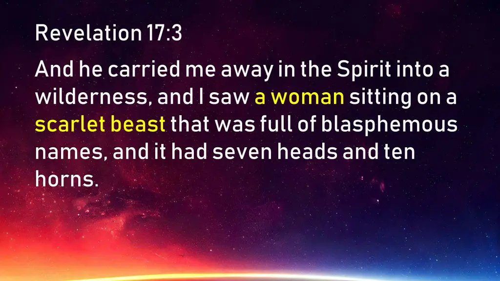 revelation 17 3 and he carried me away