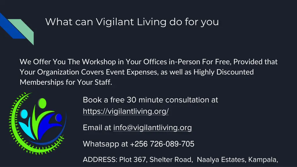 what can vigilant living do for you