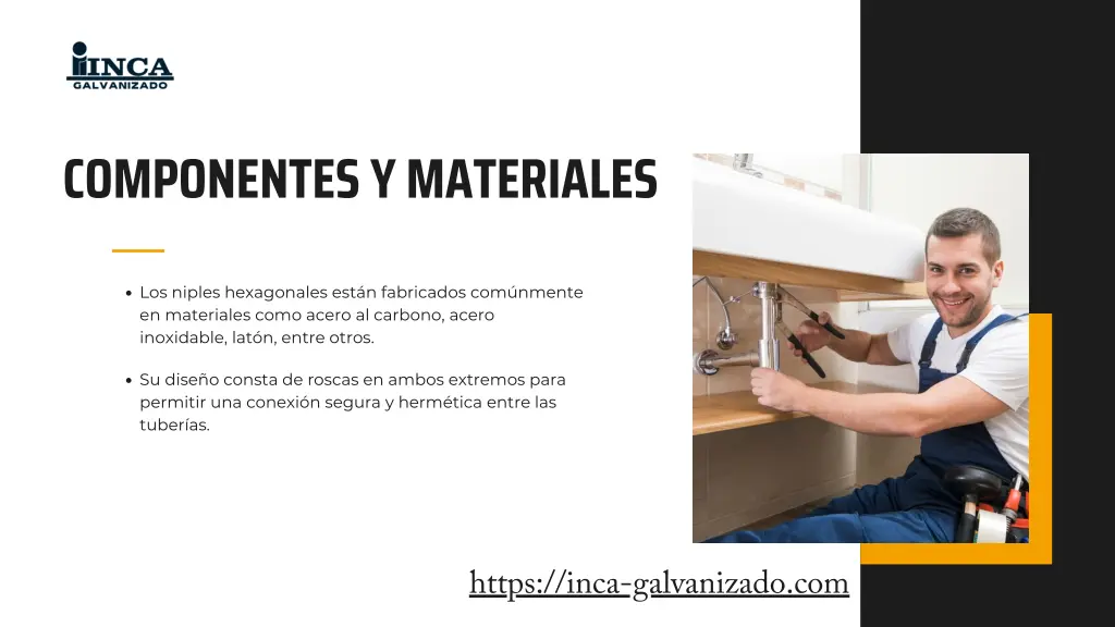 componentes y materiales