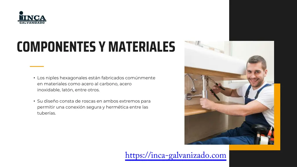 componentes y materiales