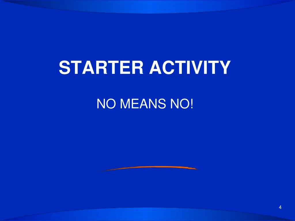 starter activity