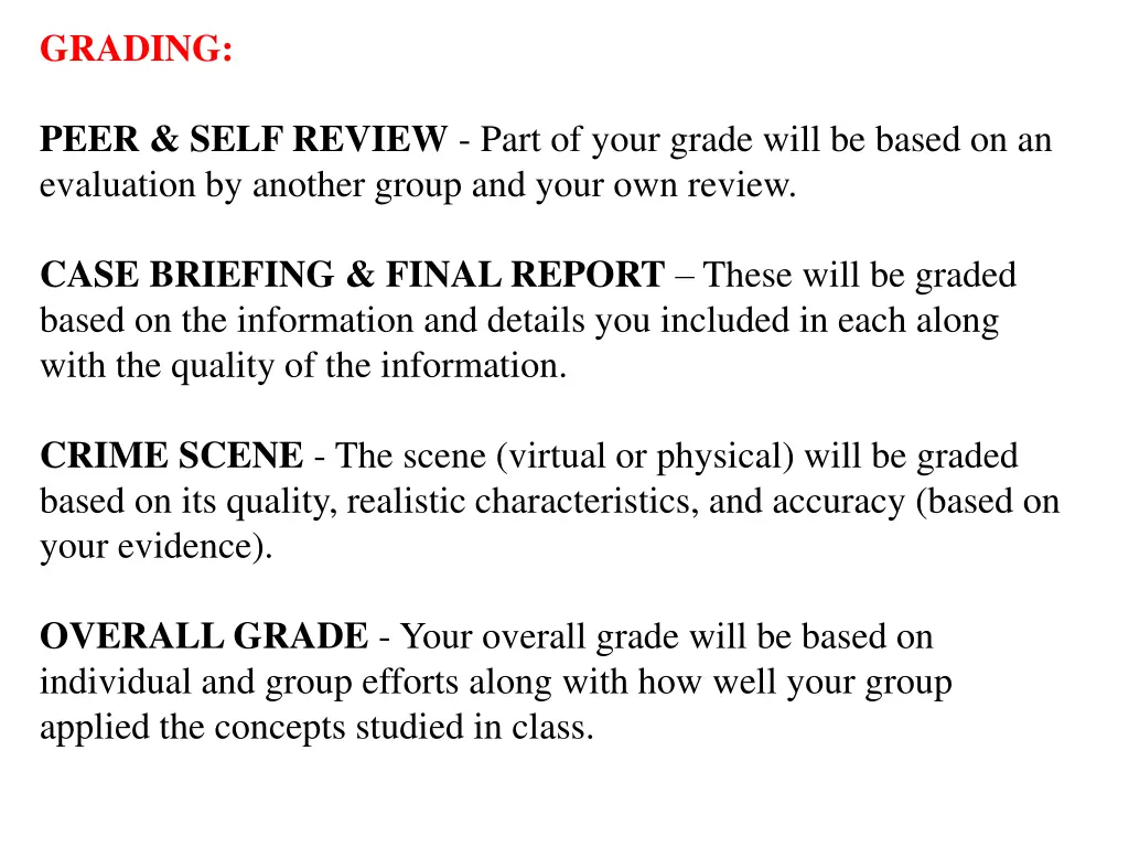 grading