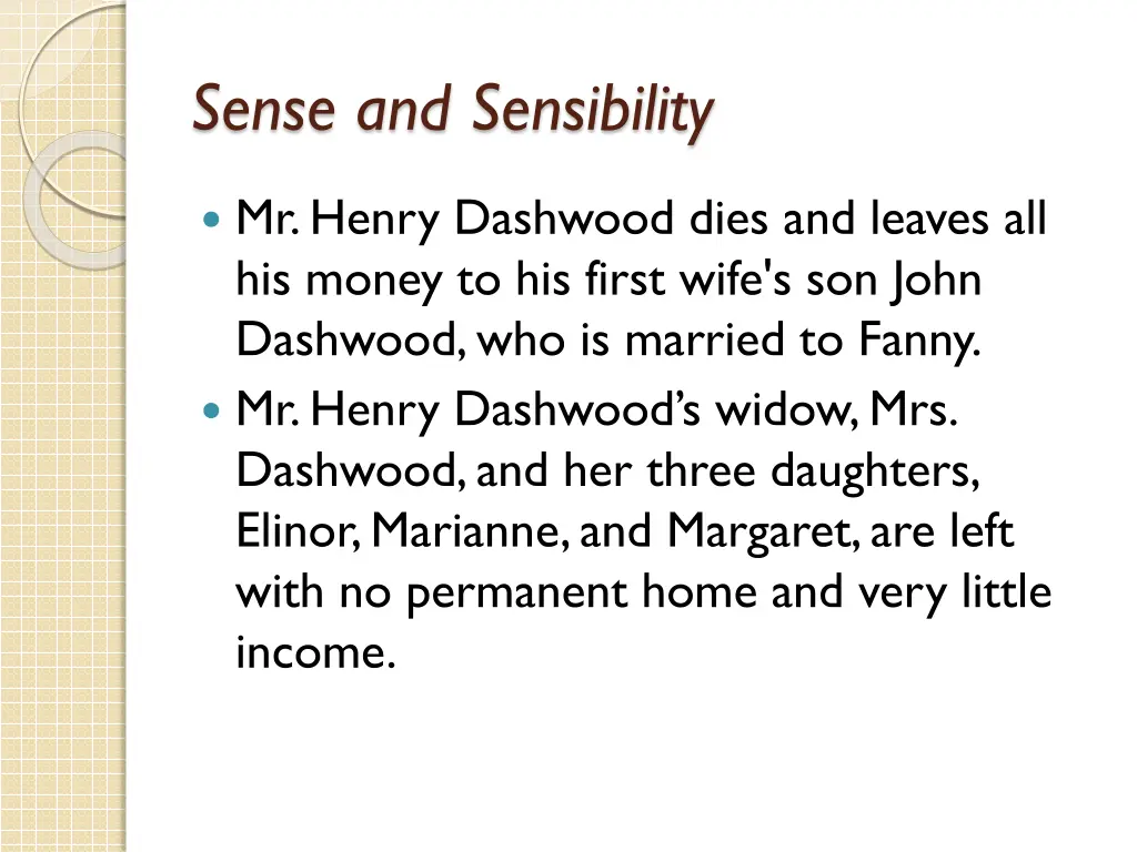 sense and sensibility